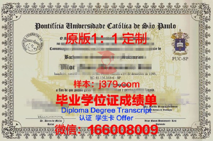 圣保罗大学博士毕业证书(圣保罗大学博士申请)