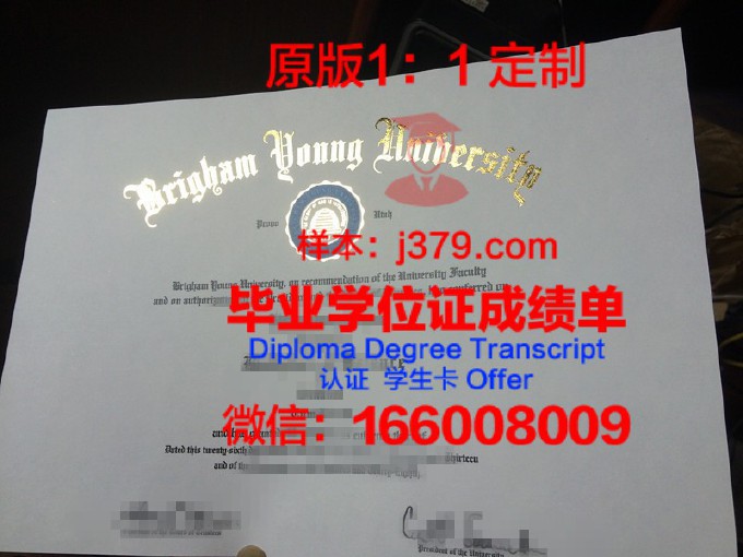 杨百翰大学毕业证高清图(杨百翰大学在哪个城市)