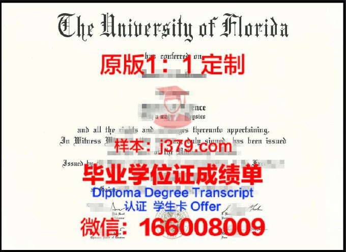 佛罗里达州立大学毕业证书图片(美国佛罗里达大学毕业证)